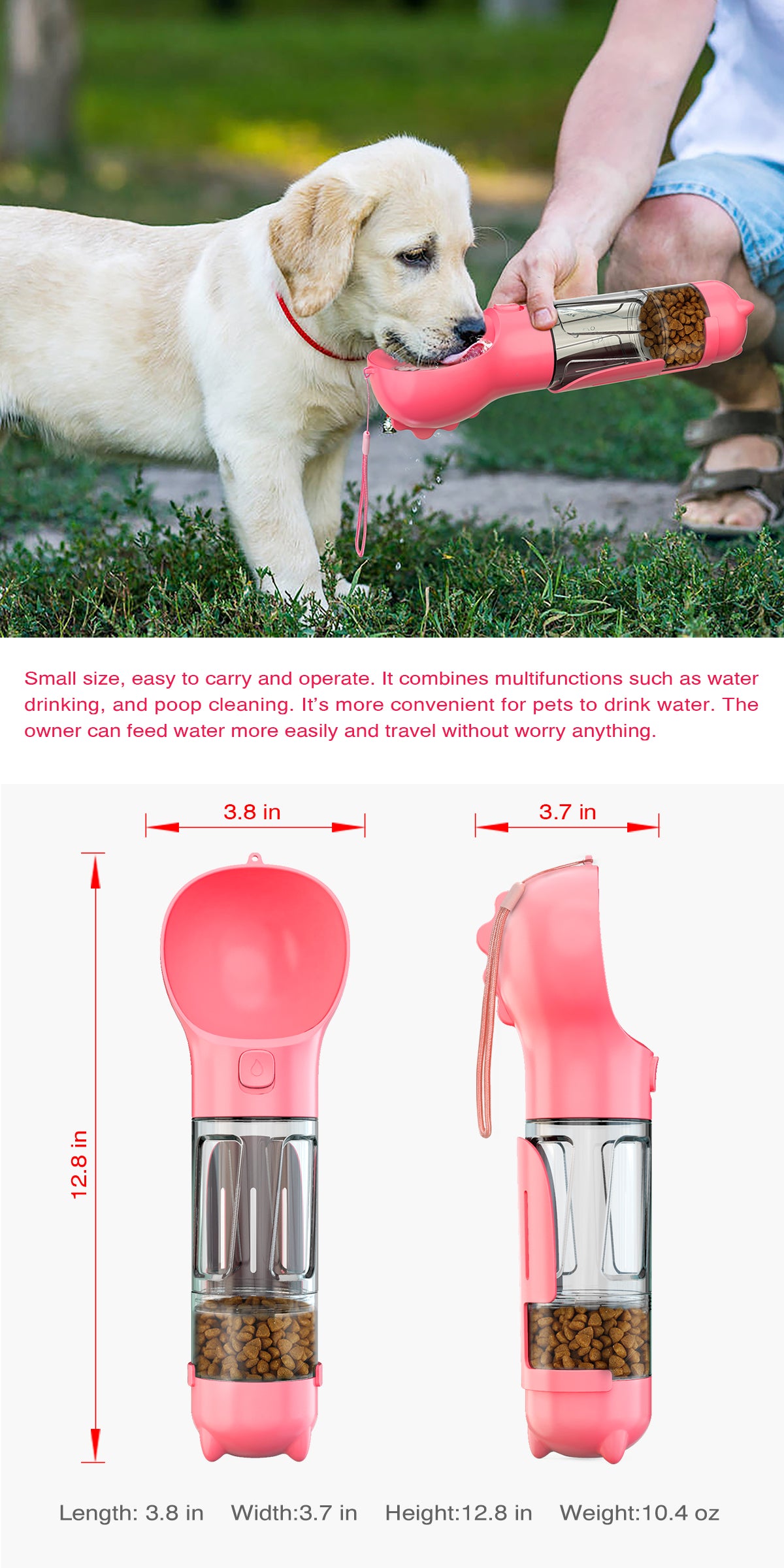 PawSip 3-in-1 Outdoor Pet Drinking Solution